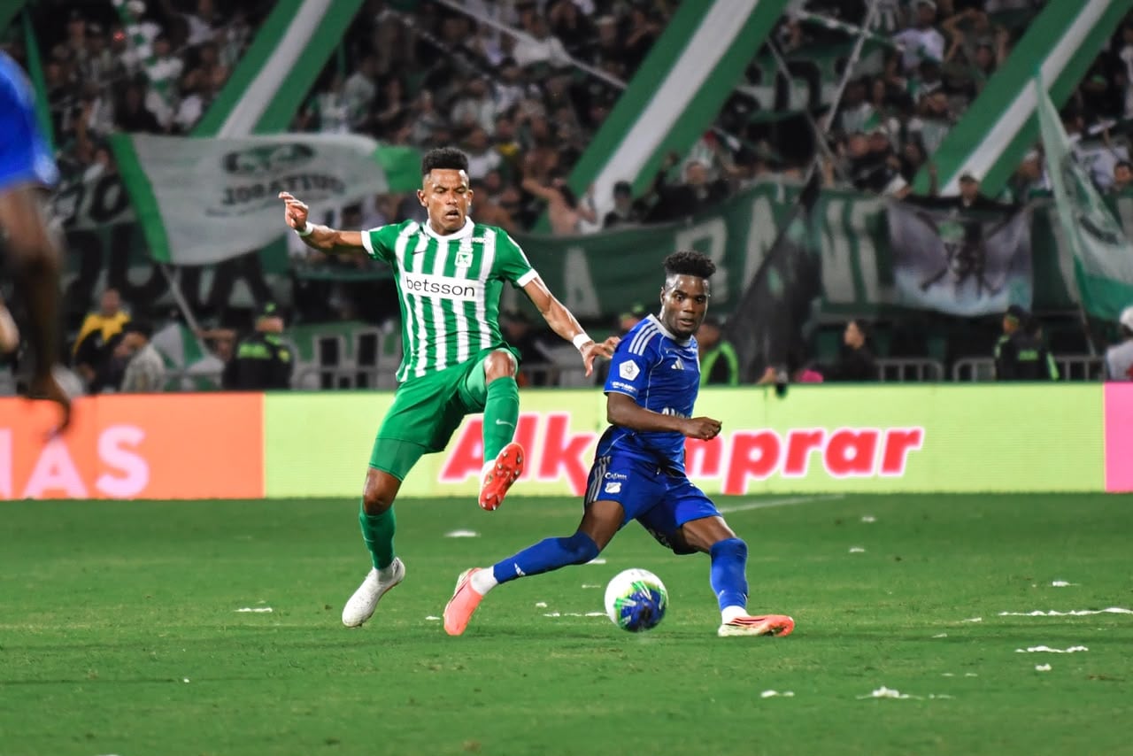 Partido entre Atlético Nacional y Millonarios por la fecha 12 del segundo semestre de la Liga Colombiana 2026.
