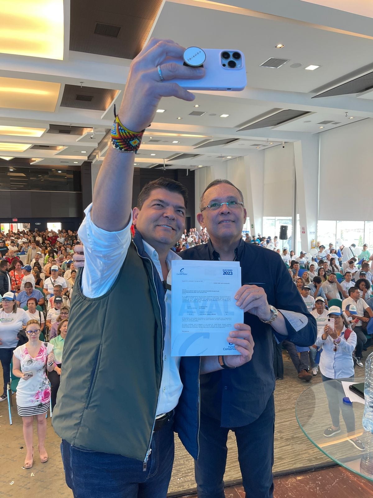 Juan Diego Gómez y Efraín Cepeda.