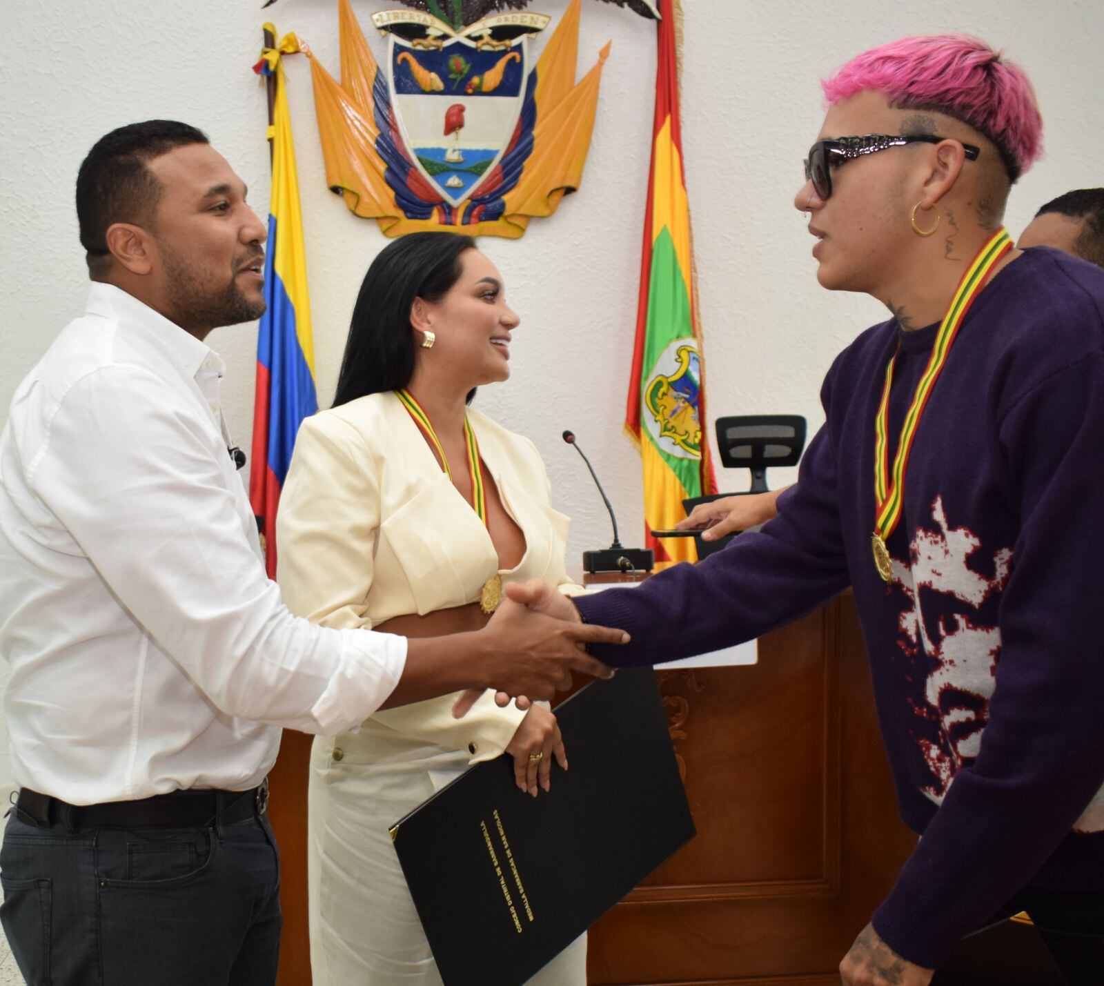 La ceremonia se realizó en el Concejo de Barranquilla.
