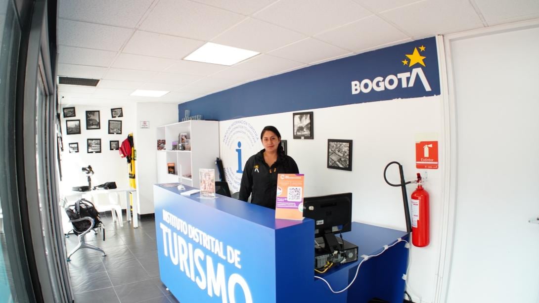 Punto de Información Turística en Bogotá.