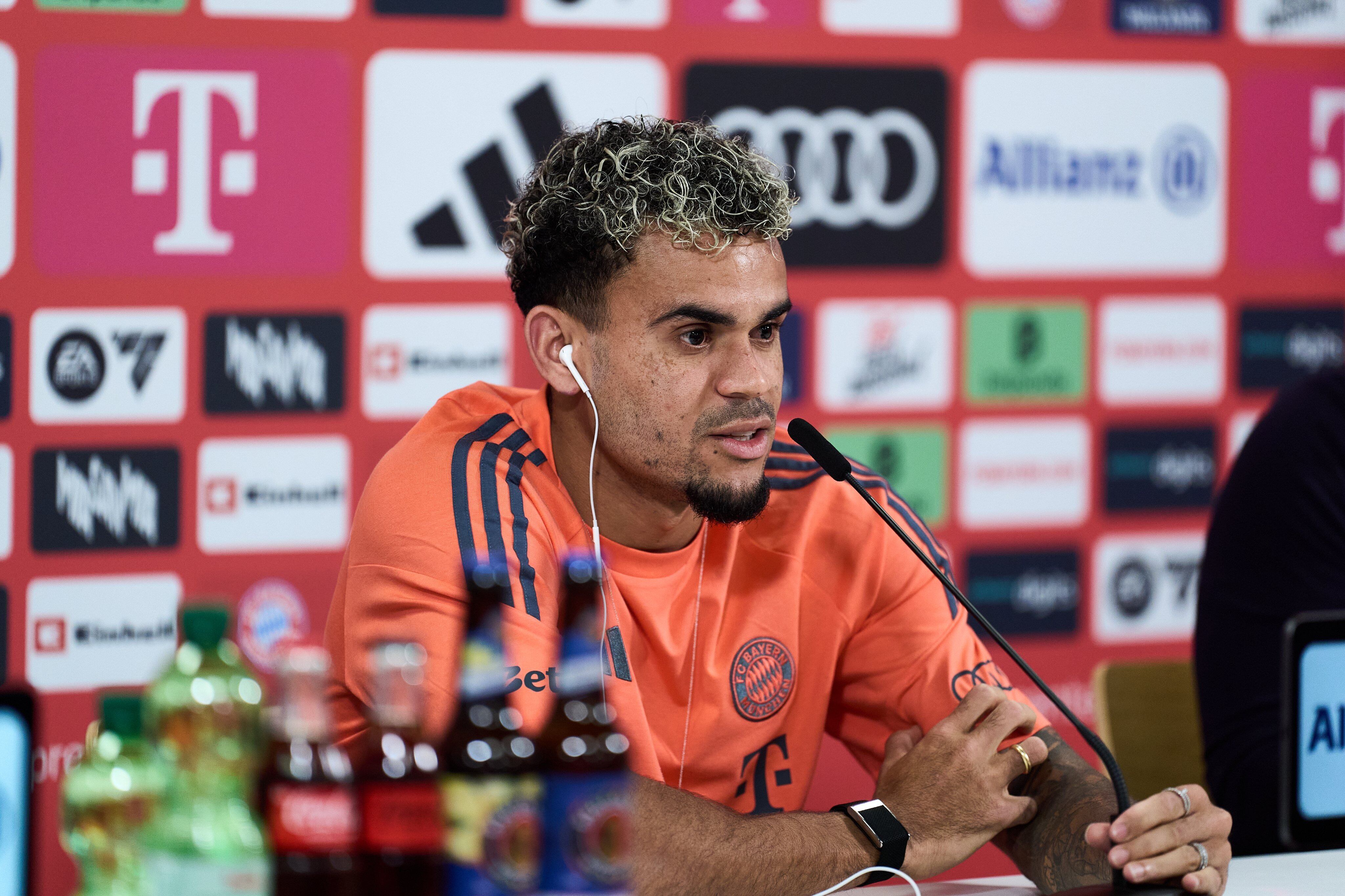 Luis Díaz habló en rueda de prensa como nuevo fichaje del Bayern Múnich