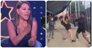 Fotograma 'Yo me llamo' - Canal Caracol / Instagram Jhovanoty, Foto del video de @ValenLafaurie