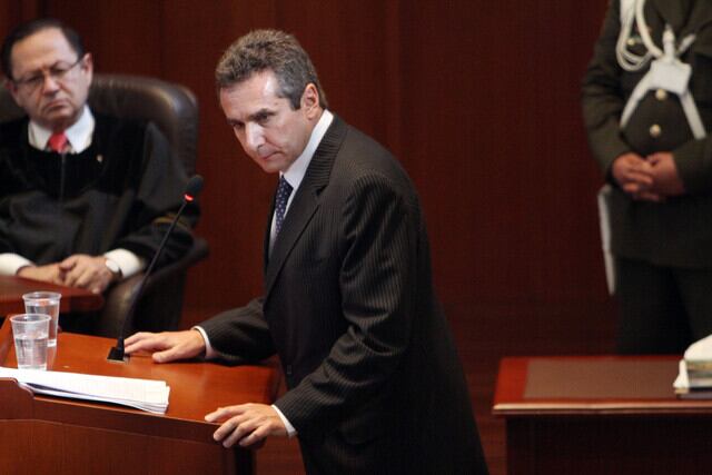 El ex secretario General de Presidencia, Bernardo Moreno, en la Corte Suprema de Justicia. (Imagen de archivo)