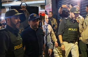 Presidente Abelardo De La Espriella durante la Operación Iron.