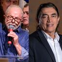 Luiz Inácio Lula da Silva, presidente electo de Brasil; Gustavo Bolívar, senador del Pacto Histórico; y Gustavo Petro, presidente de Colombia.