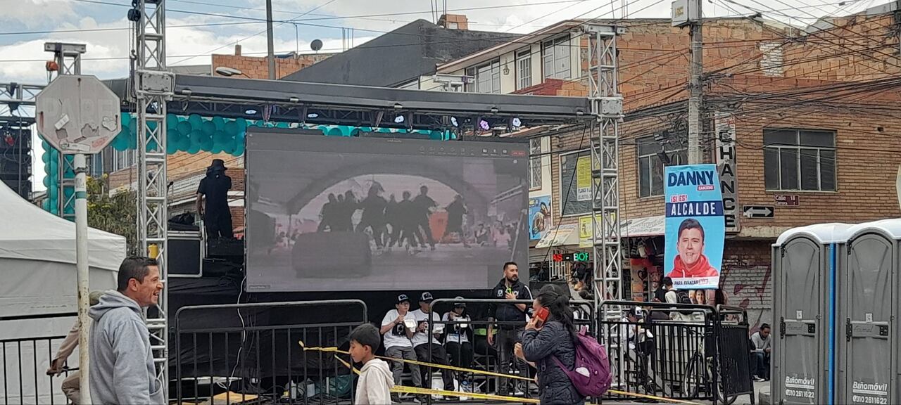 Evento político en Soacha del candidato a la Alcaldía, Danny Caicedo.