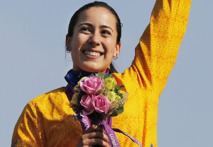 Mariana Pajón. La paisa le dio en Londres 2012 al país la segunda Medalla de oro en unos olìmpicos.