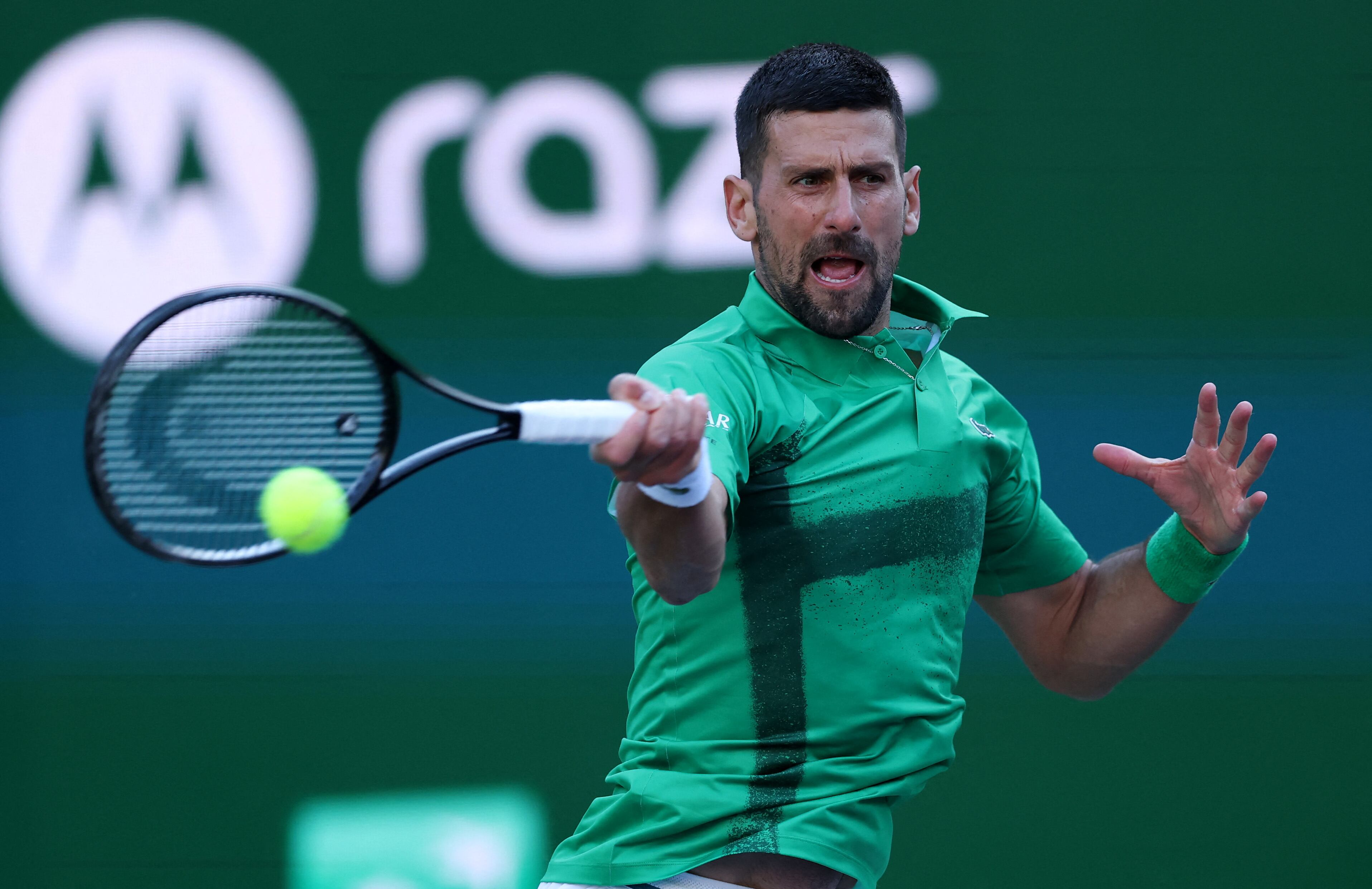 Djokovic cayó en su debut en el Masters de Indian Wells