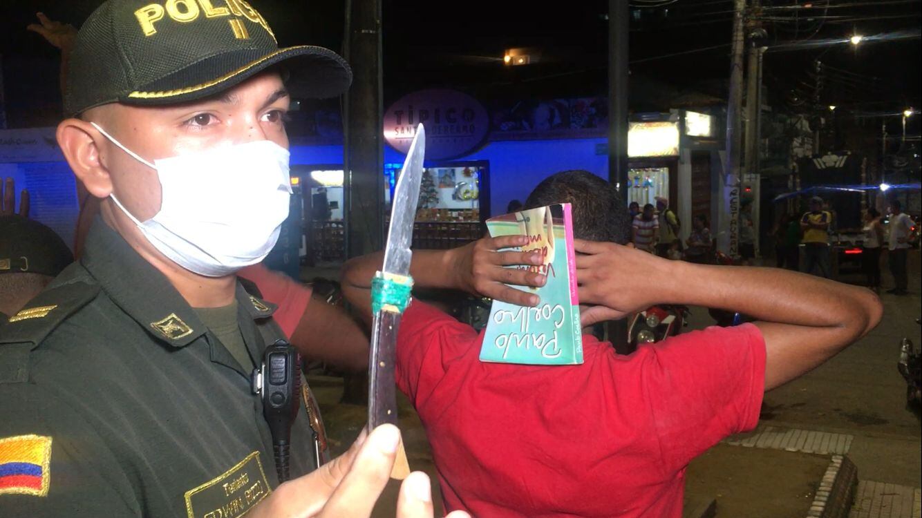 Cerca de 50 armas blancas son incautadas diariamente.