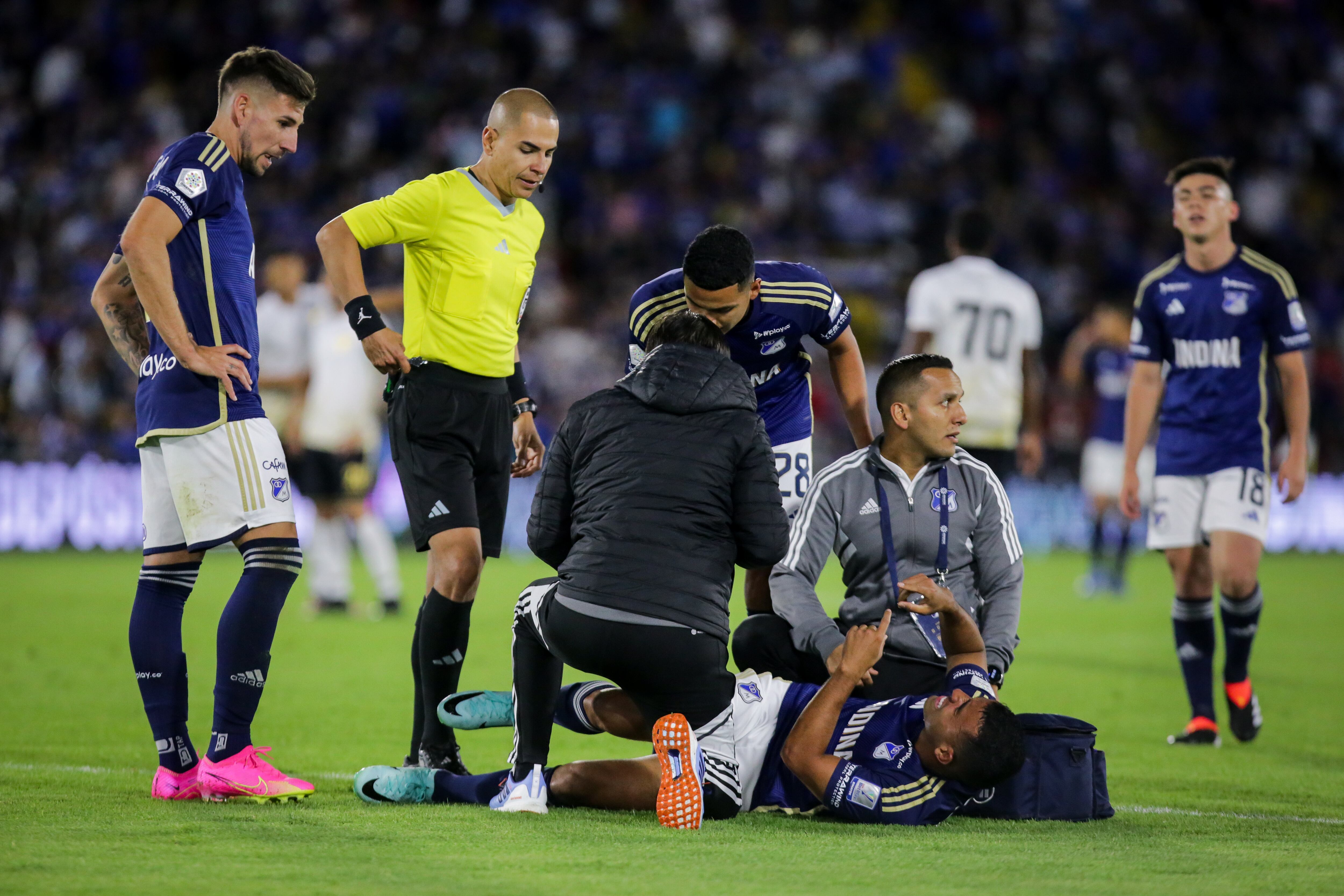 Millonarios es el equipo que más lesiones ha sufrido en el 2024.