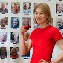 This image released by Netflix shows Rosamund Pike in a scene from "I Care A Lot." (Seacia Pavao/Netflix via AP)