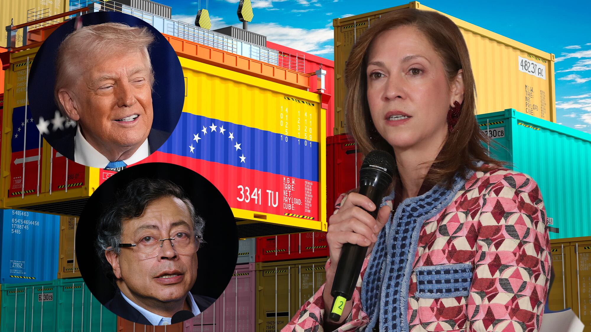 María Claudia Lacouture
Gustavo Petro 
Donald Trump