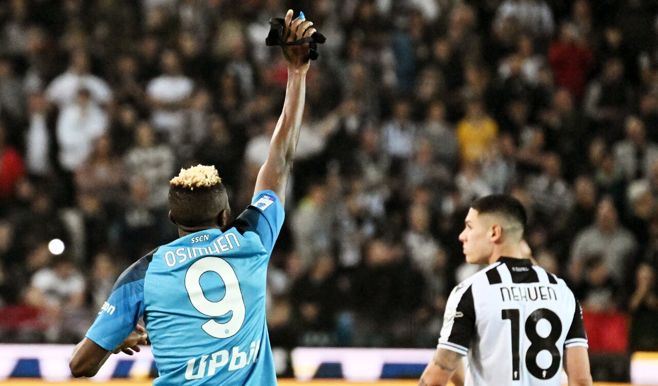 Victor Osimhen, goleador de Napoli acabó con la sequía de 33 años sin título.