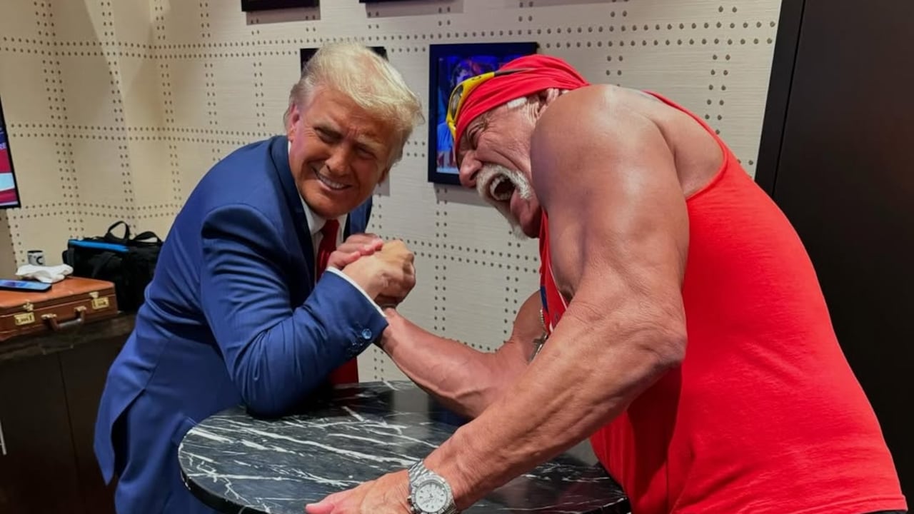 Hulk Hogan y Donald Trump, una amistad de más de 40 años.