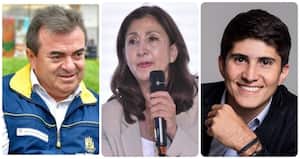 Olmedo López, Ingrid Betancourt y Wadith Manzur.