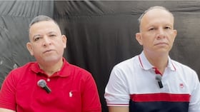 Pruebas de supervivencia de Jesús Antonio Pacheco y Rodrigo Antonio López, funcionarios del CTI de la Fiscalía secuestrados por el ELN.