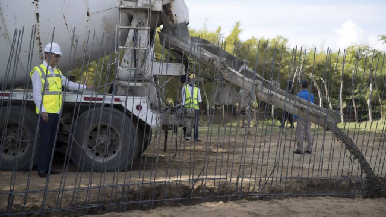 Muro que dividirá frontera entre República Dominicana y Haití