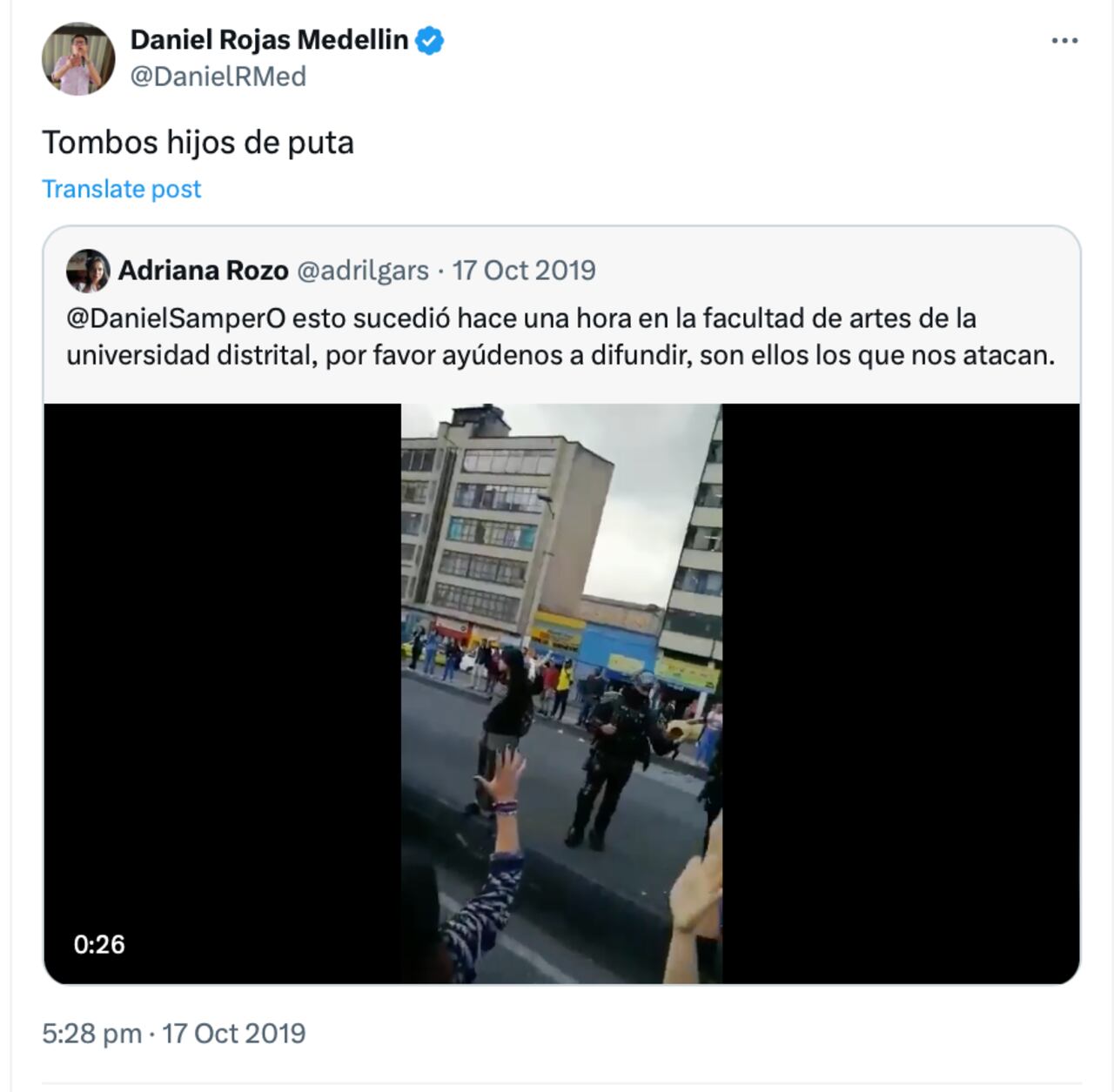 Trino de Daniel Rojas.