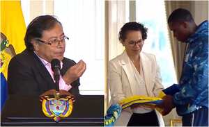 Presidente Gustavo Petro y delegación colombiana paralímpica