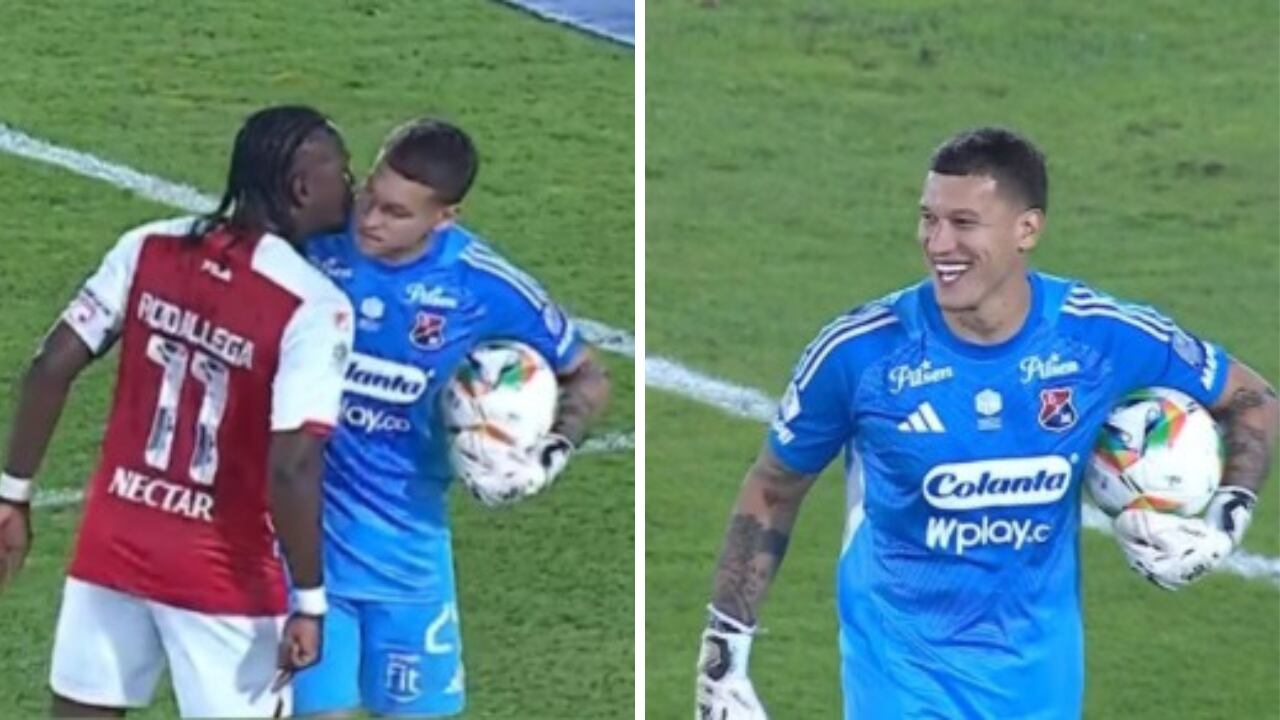 El picante cara a cara entre Hugo Rodallega y Washington Aguerre.