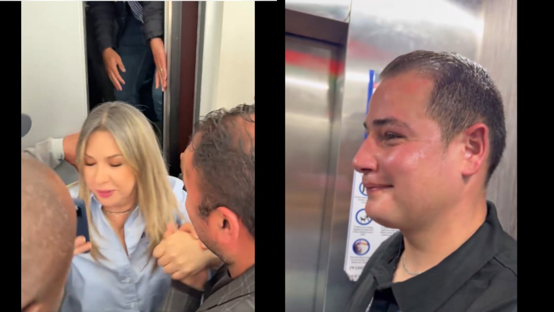 Vicky Dávila quedó encerrada en un ascensor en Corabastos