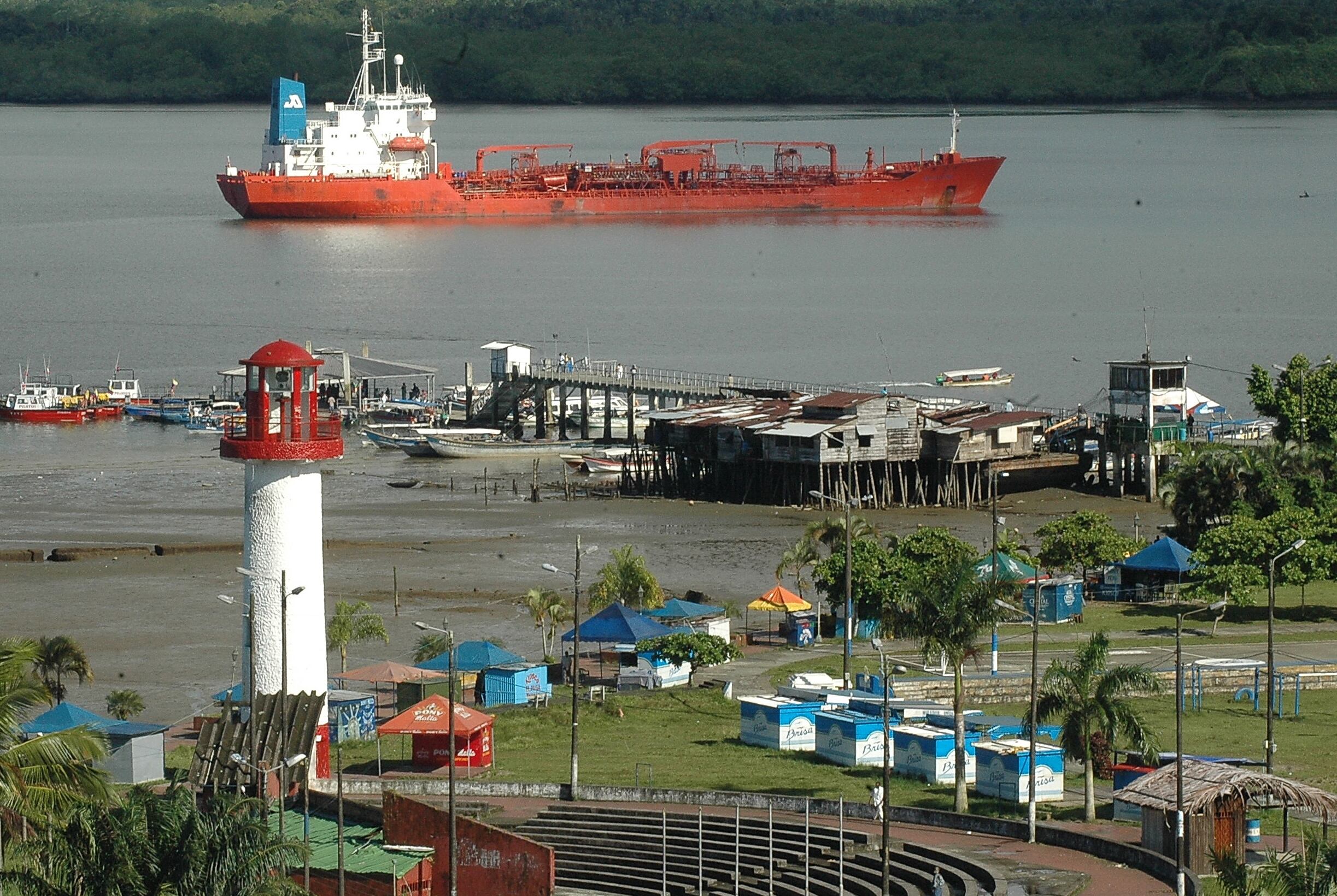 Buenaventura, puerto, muelle, panorámica, referencia.