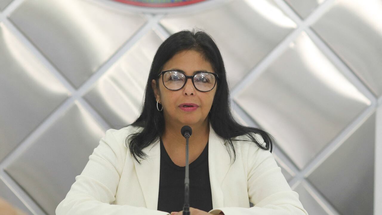 La vicepresidenta Delcy Rodríguez.