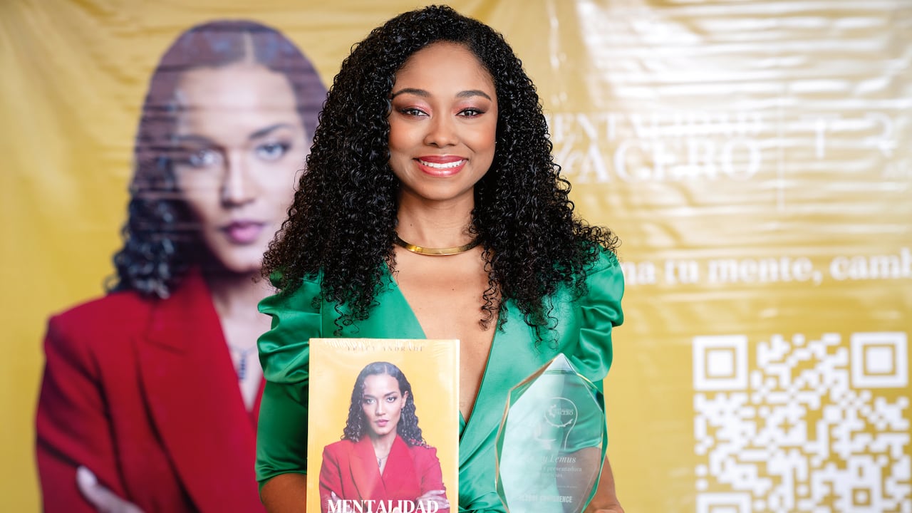 Rossy Lemos, periodista y presentadora de Noticias RCN, en el evento de Mentalidad de Acero Global Conference en Cali.