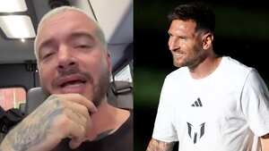 El artista urbano festejó la llegada de Lionel Messi a Miami, al igual que varias celebridades.