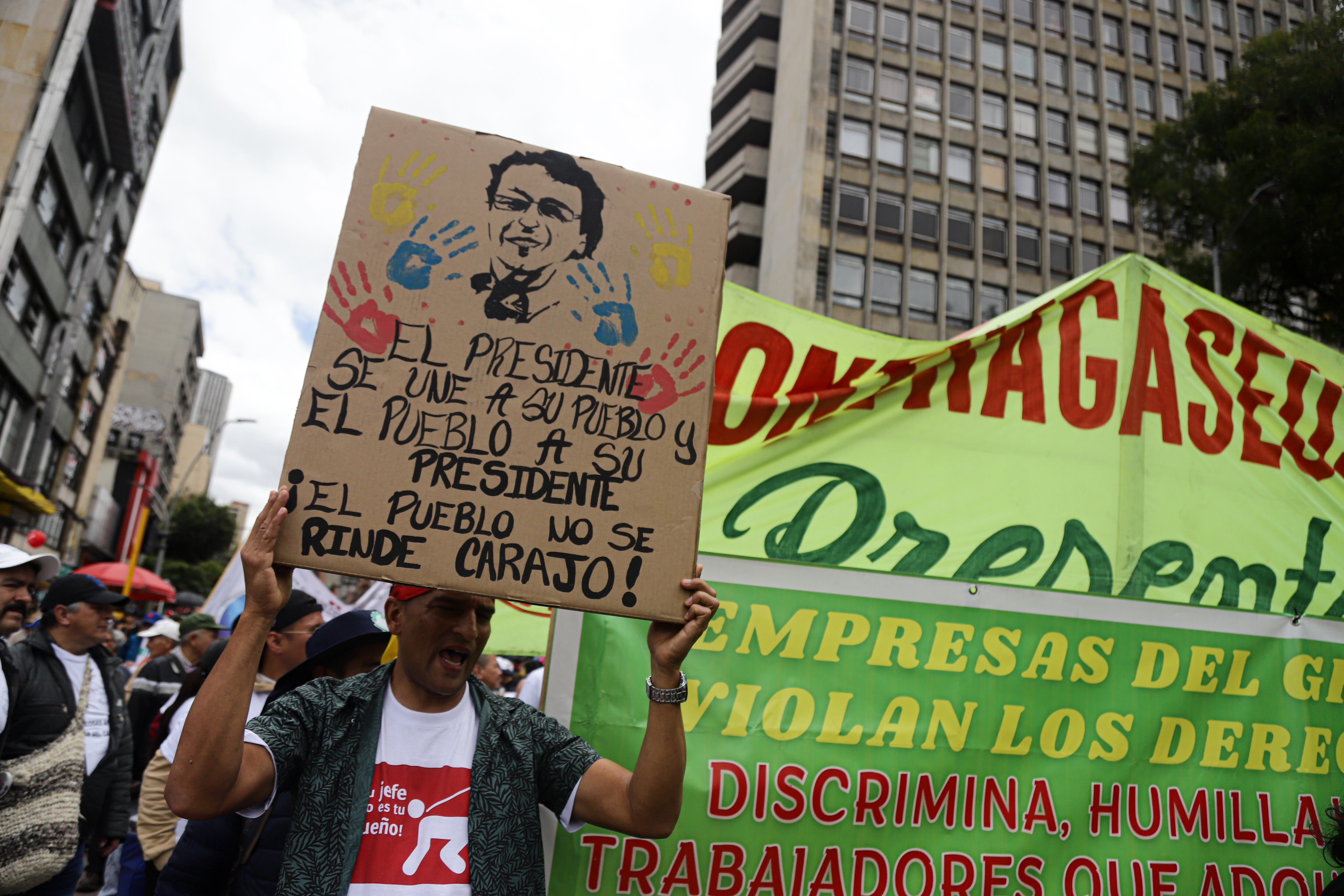 Petro, marcha Día del Trabajo.