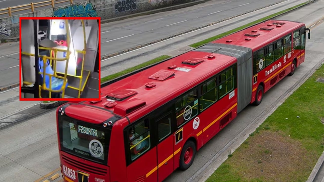 Un accidente sobre un bus de TransMilenio dejó algunos heridos en las obras del Metro.