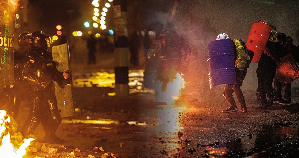 Grupos de la primera línea se tomaron varias ciudades, sitiaron los barrios, cometieron crímenes y por eso están detenidos. 