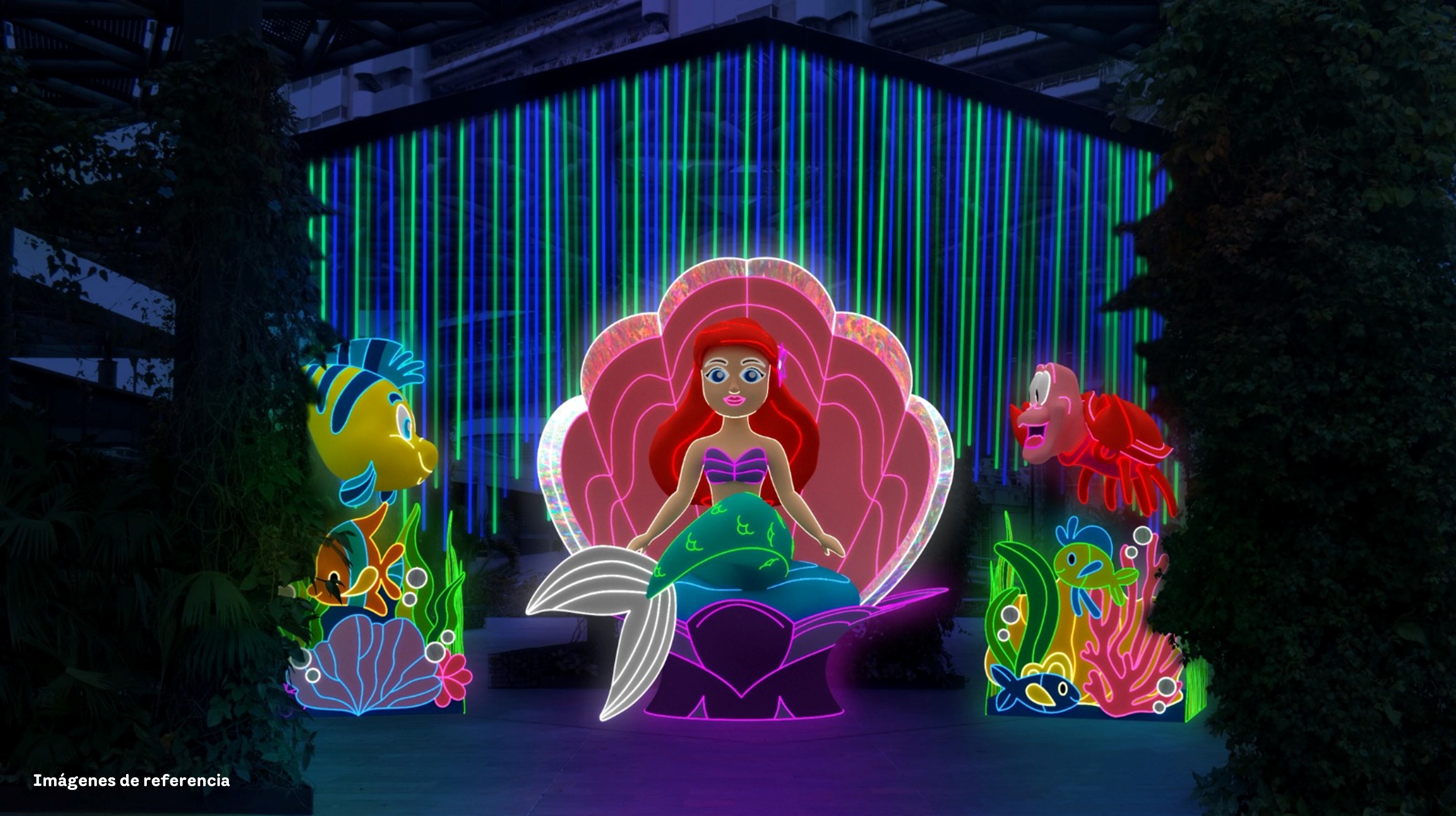 Una de las imágenes que se verá en los alumbrados de Medellín 2023