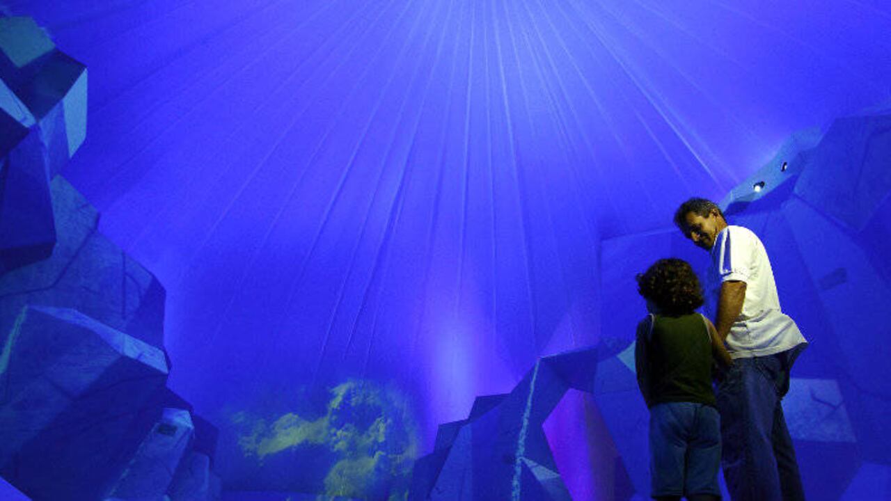 Instalación multimedia de sostenibilidad en Rio de Janeiro, 2012. Crédito: Buda Mendes/LatinContent/Getty Images.