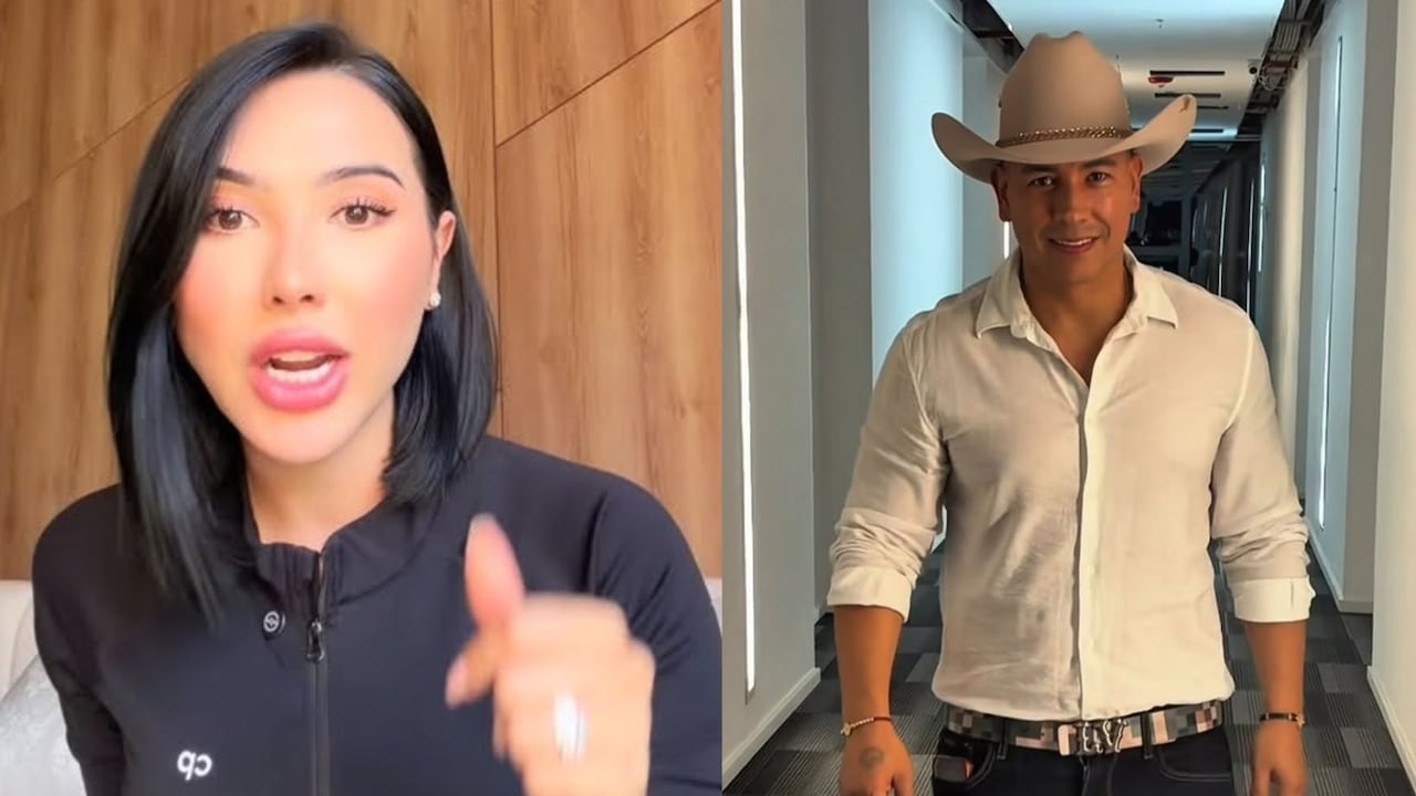 Aída Victoria Merlano y Juan David Tejada, conocido como el Agropecuario.