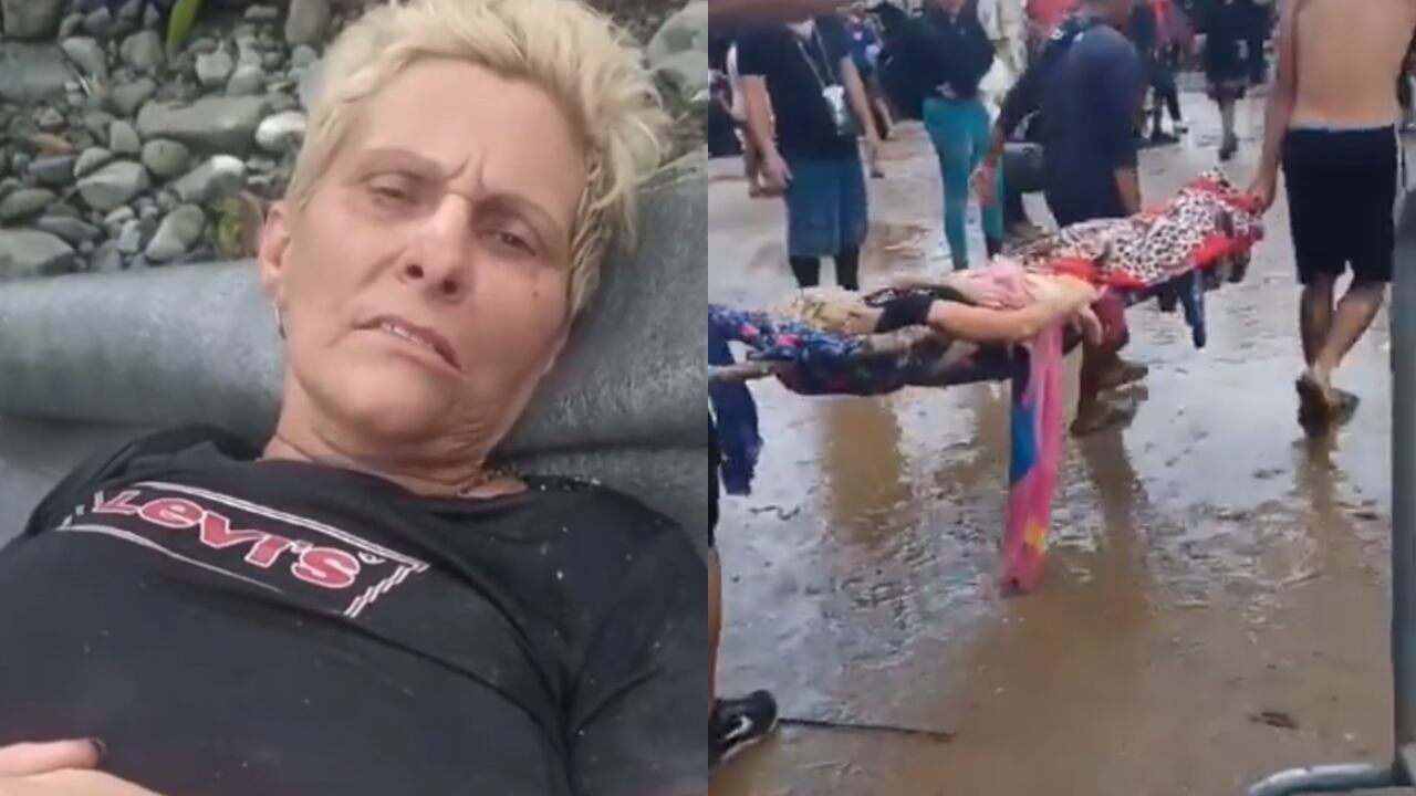 La mujer fue auxiliada por un grupo de personas que se encontraban en el interior del Tapón del Darién.