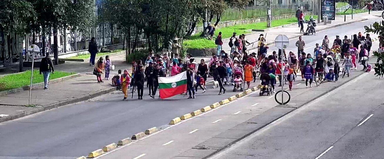 Bloqueo en la carrera séptima.