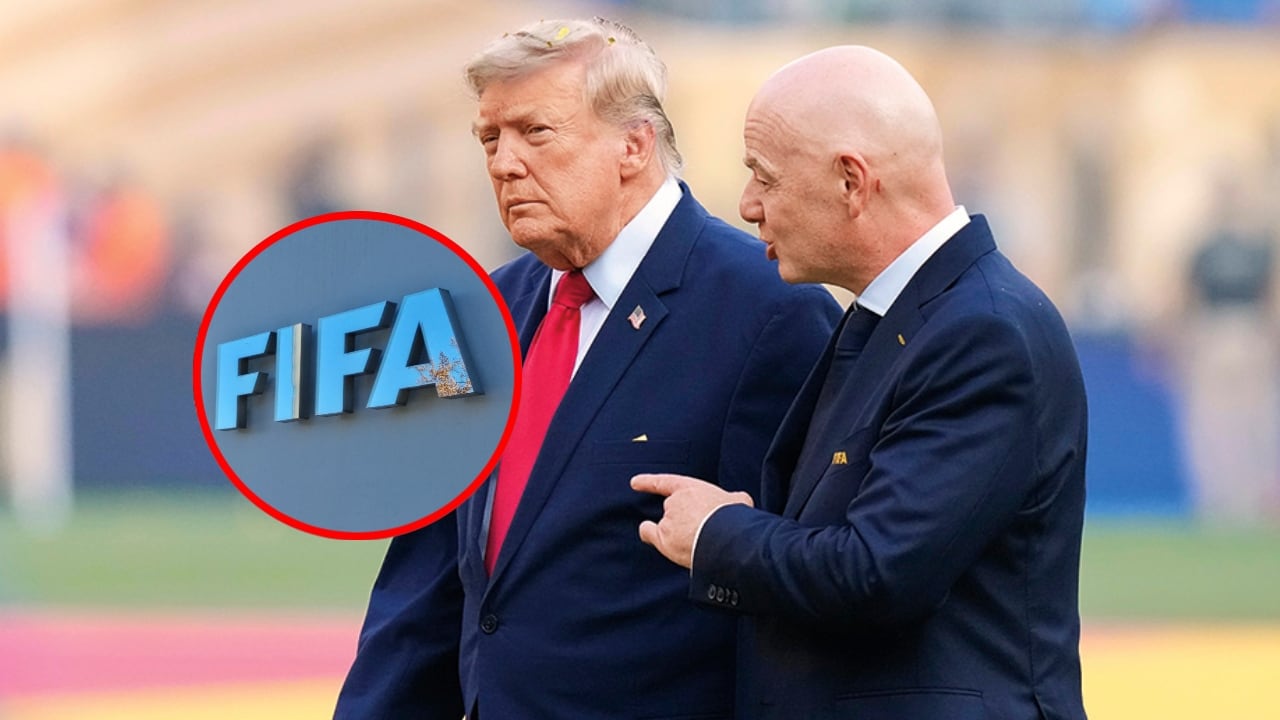 Gianni Infantino y Donald Trump