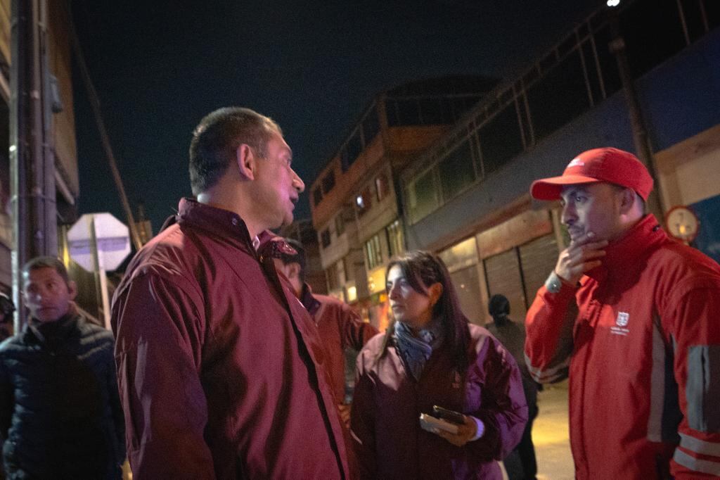 El secretario de Seguridad, Oscar Gómez Heredia, lideró el comando nocturno.
