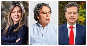 Vicky Dávila, Sergio Fajardo y Juan Manuel Galán