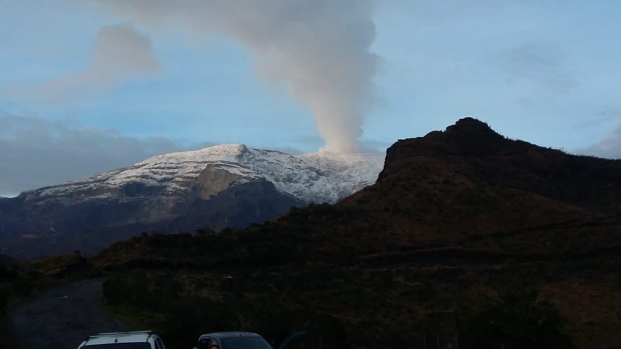 Volcán Nevado del Ruiz.