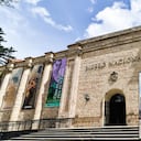 Marchas frente al Museo Nacional de Bogotá