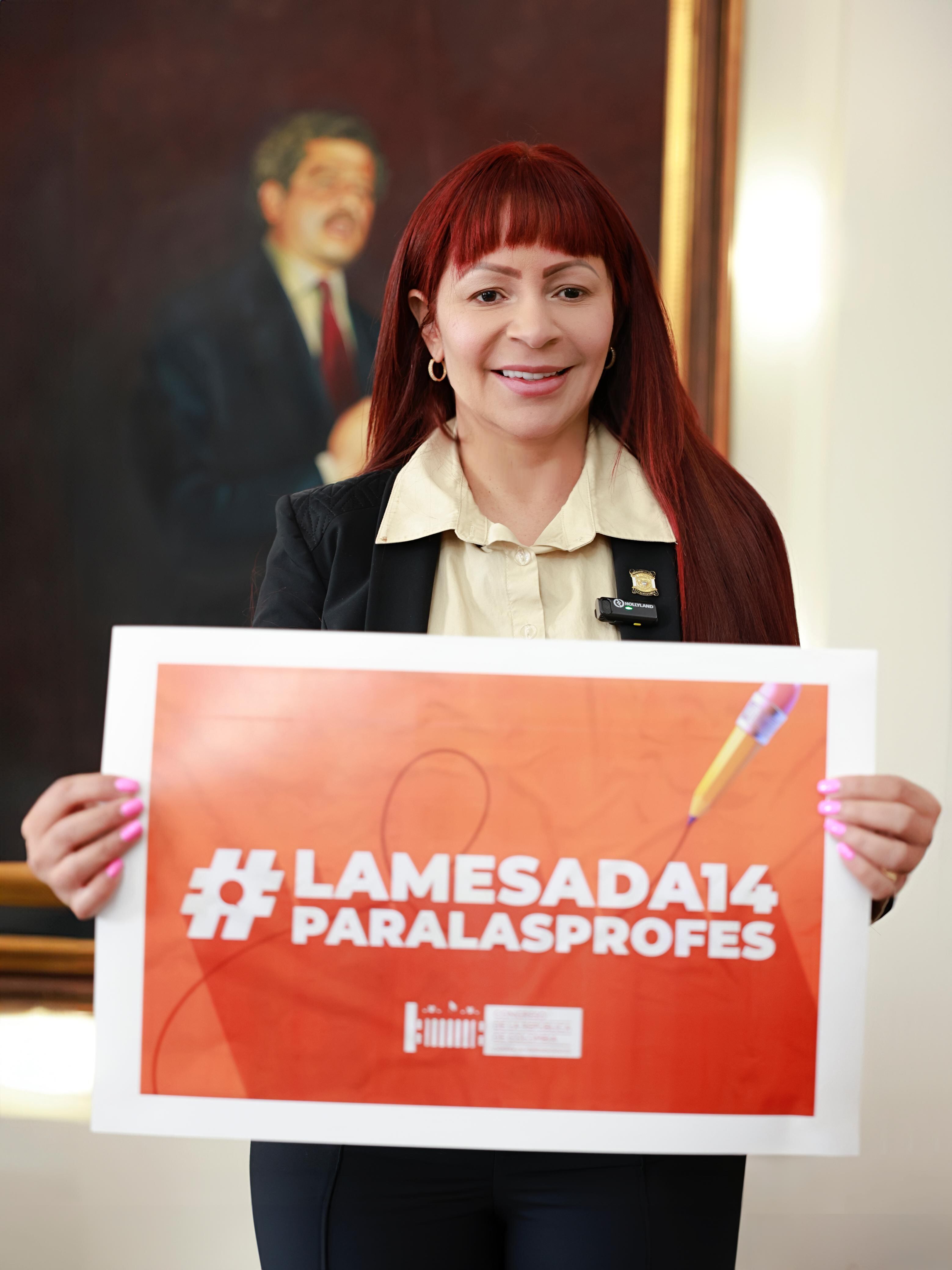 Ingrid Aguirre, representante de Fuerza Ciudadana.