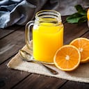 La naranja es fuente de vitamina C.