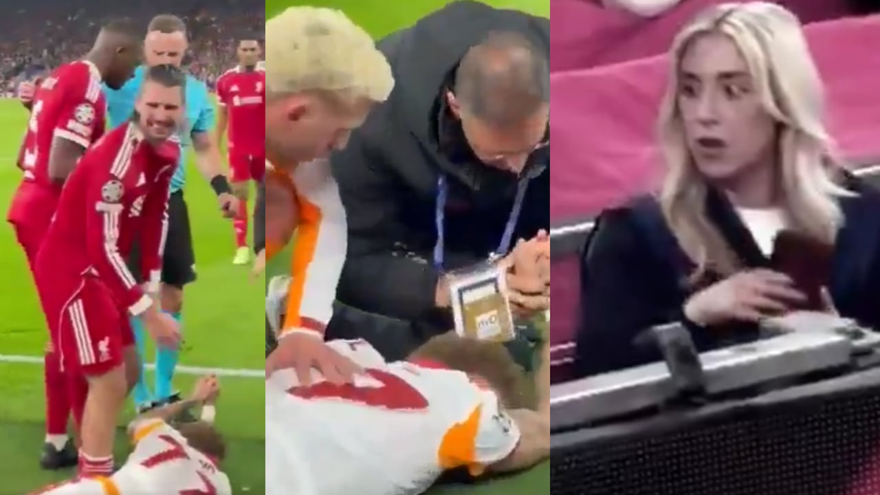 Nao Lang fue el protagonista de las imágenes que se han vuelto virales. Tuvo que ser operado en Liverpool.