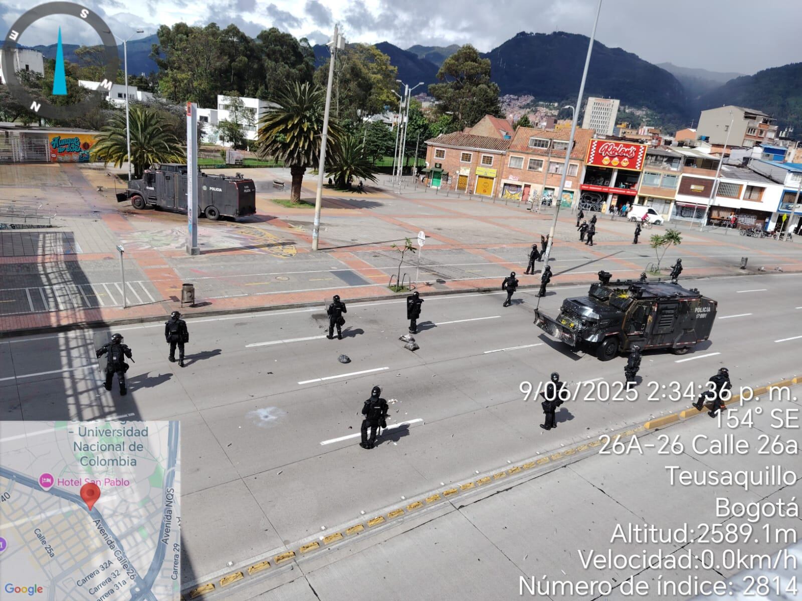 Enfrentamientos en la Universidad Nacional