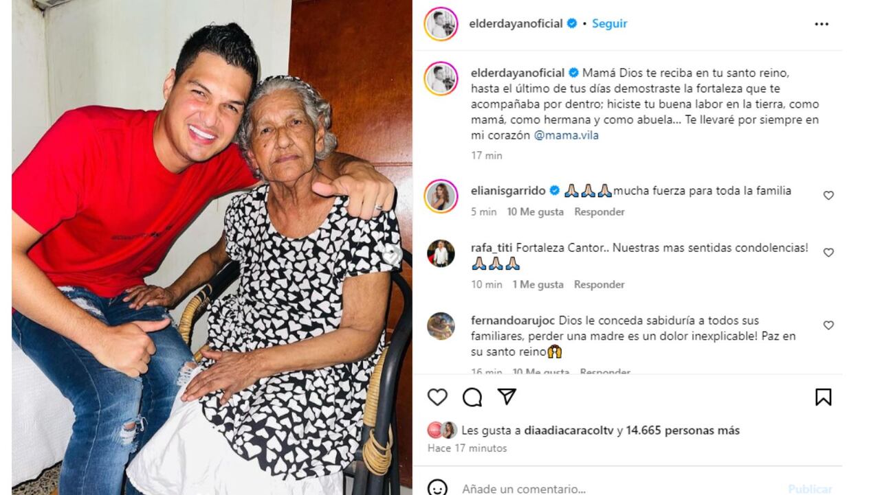 Murió ‘Mamá Vila’, madre de Diomedes Díaz, en una clínica de Valledupar. Dolor en la familia del ‘Cacique’