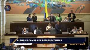 Debate reforma a la salud en la plenaria de la Cámara de Representantes del 8 de noviembre.