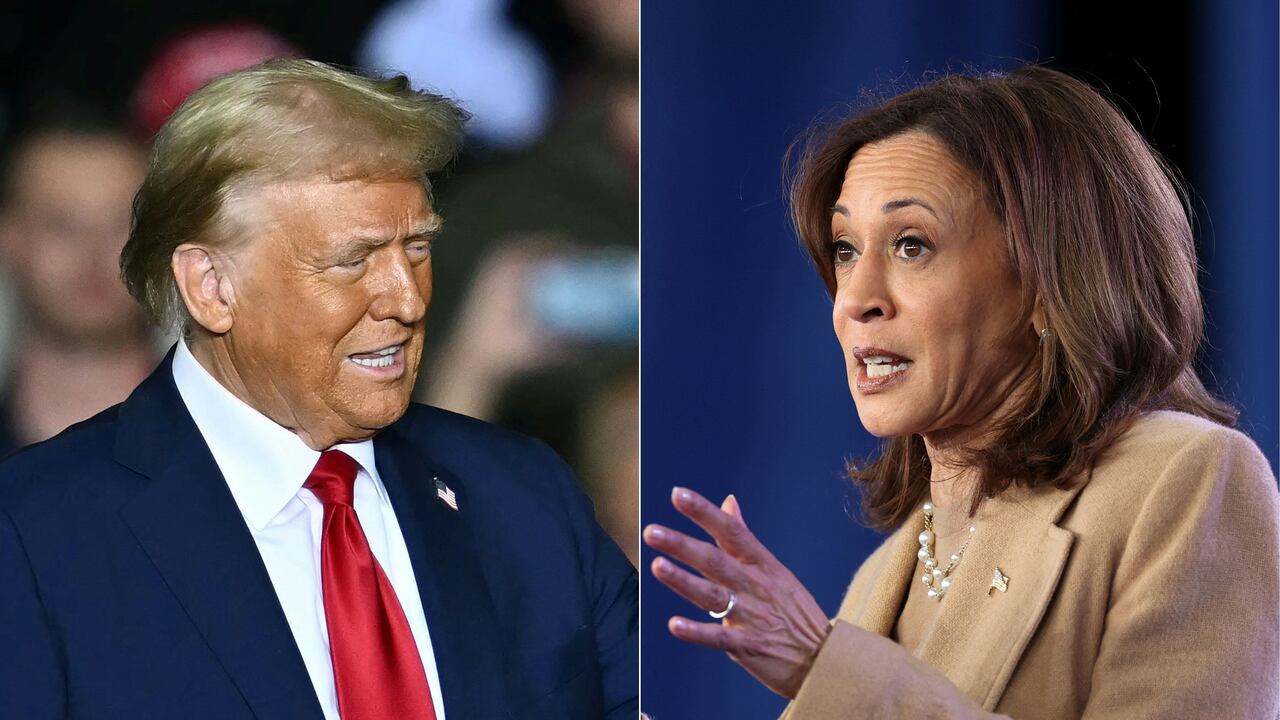 Donald Trump y Kamala Harris