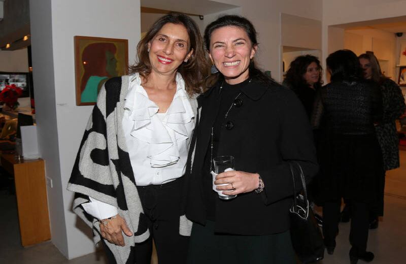 Sandra Faskha y Gloria Samper .